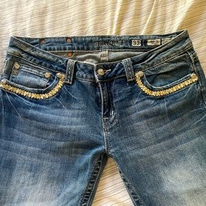Miss Me jeans.  Gently worn.  Size 33 inseam 33